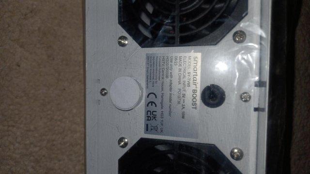 Preview of the first image of Smartair Boost Radiator Fan RRP £69.99 as new.