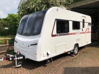Preview of the first image of 2019 Bailey Unicorn Merida 2 Berth Caravan with Air Awning.