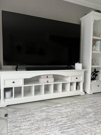 Image 1 of White Wood TV Unit 180x61x46 cm