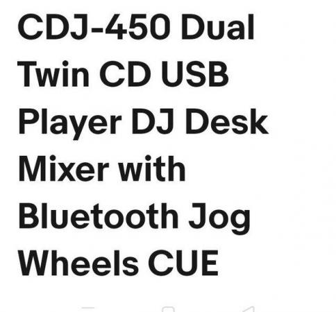 Image 1 of For Sale Vonyx CDJ450 twin CD player