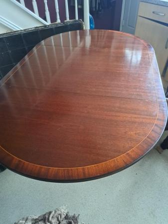 Image 3 of Oval dining table and four chairs