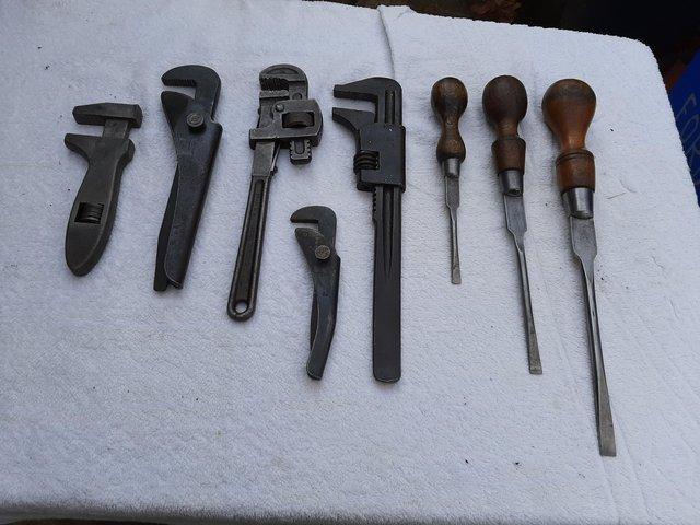 Preview of the first image of Selection of old Tools ideal for a collector.
