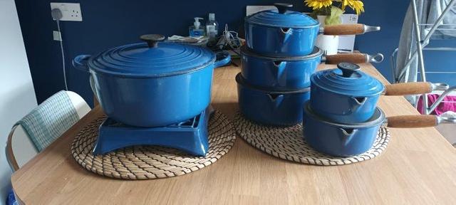 Image 2 of Le Creuset pan set and casserole