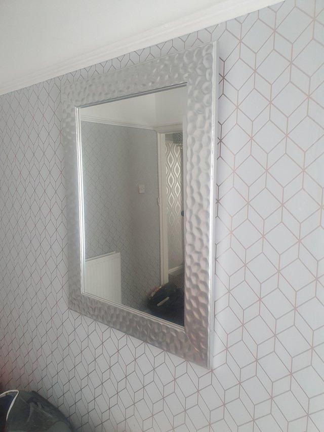 Preview of the first image of Silver wall mirror excellent  condition.