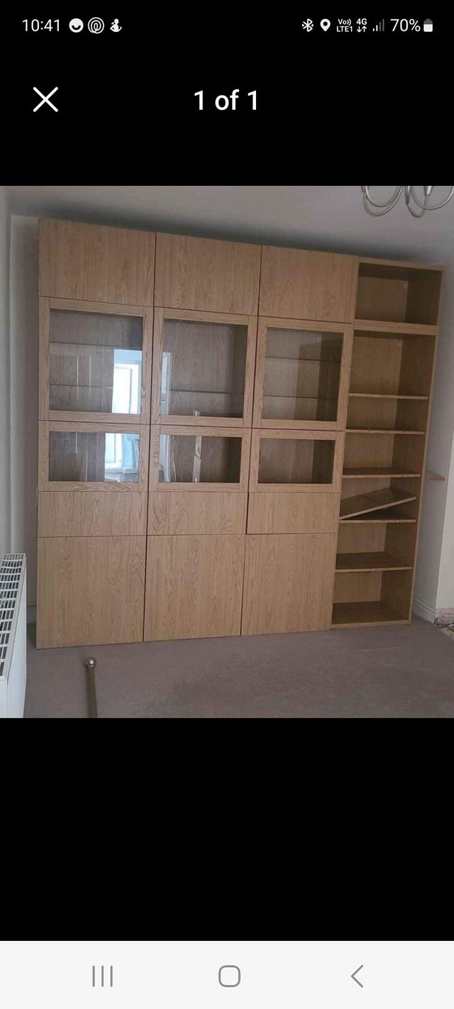 Preview of the first image of Ikea Besta storage units.