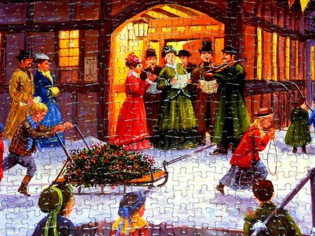 Preview of the first image of 1000 PIECE JIGSAW FESTIVE SCENE.