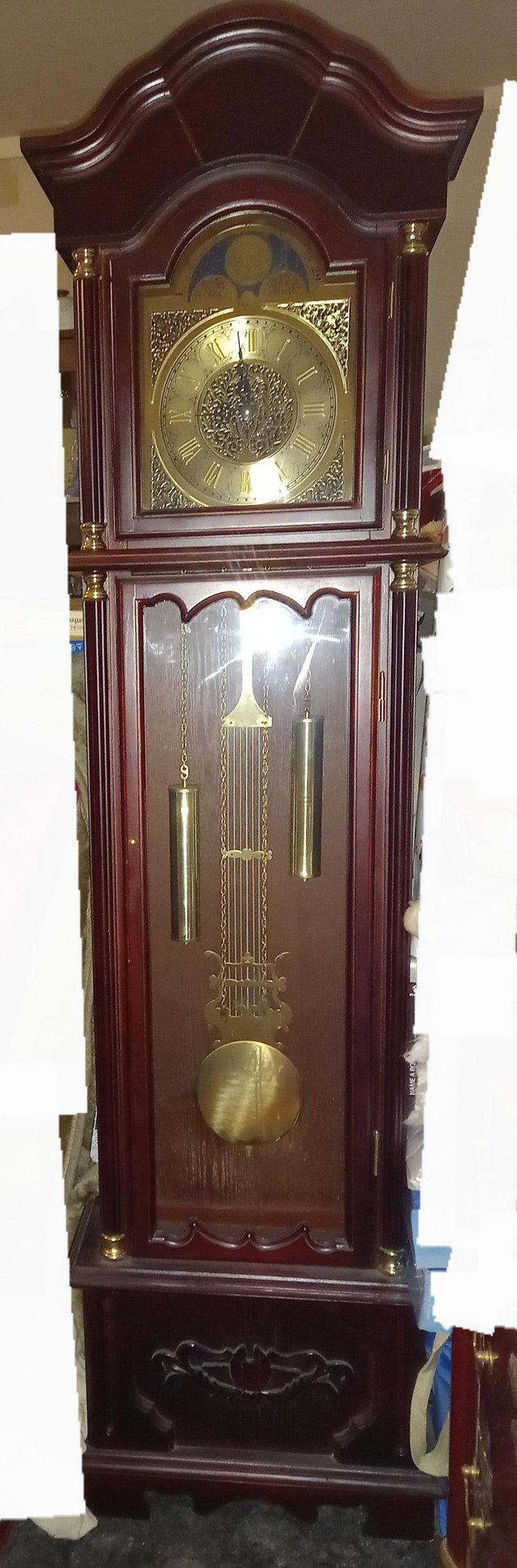 Preview of the first image of Grandfather clock for sale in wakefield.