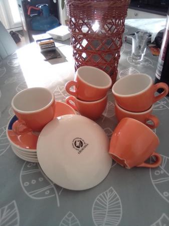 Image 1 of Churchill stoneware espresso cups set