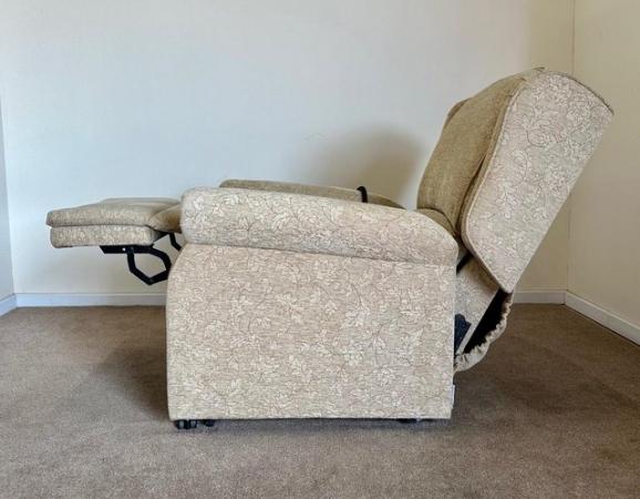 Image 10 of REPOSE ELECTRIC RISER RECLINER STRAW MOBILITY CHAIR DELIVERY