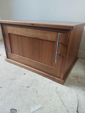 Image 2 of Beautiful Solid Walnut Unit, good condition.