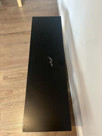 Image 3 of Tv stand Ikea Lack black