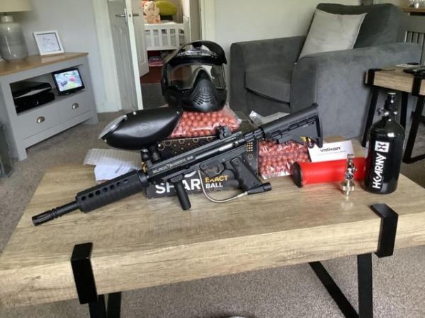 Image 3 of Paintball rifle and all accessories