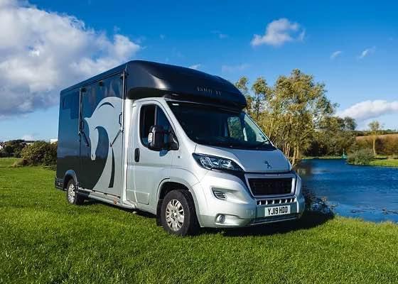 Preview of the first image of Equitrek Sonic 3.5 horse box for self drive hire.