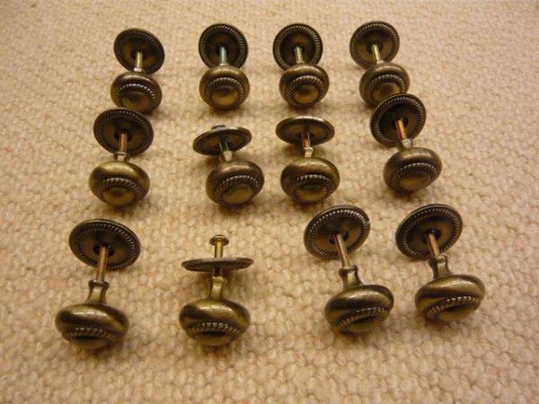 Image 1 of Door knobs - antique gold finish