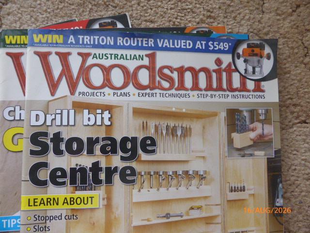 Woodsmith and Australian Woodsmith magazines, good condition — photo 2 of 3