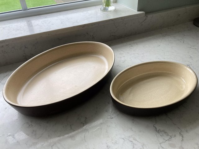 Preview of the first image of Denby pottery serving dishes.