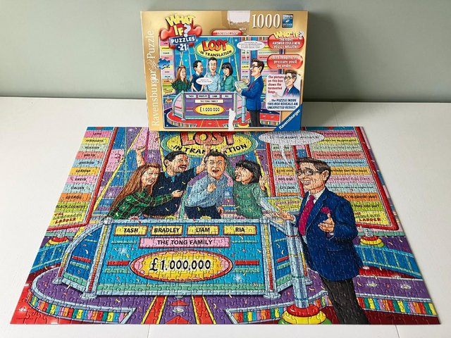 Preview of the first image of Ravensburger 1000 piece jigsaw titled The Game Show..
