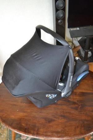 Image 5 of Maxi Cosi made in Netherlands baby car seat with hood 0-13kg