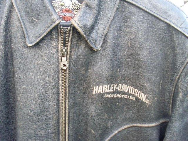 Preview of the first image of Harley Davidson vintage bobber 60's style jacket.