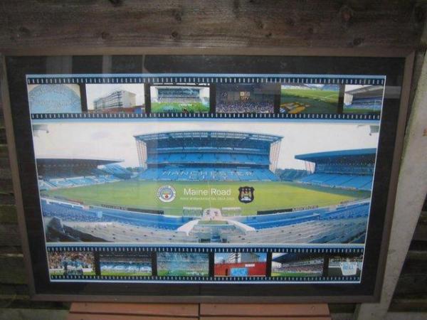Image 1 of Manchester City Maine Road {105x74cm} Fantastic Large Framed
