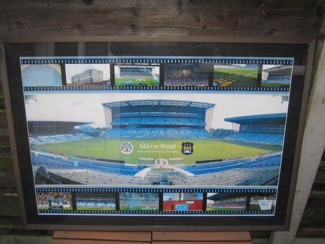 Preview of the first image of Manchester City Maine Road {105x74cm} Fantastic Large Framed.