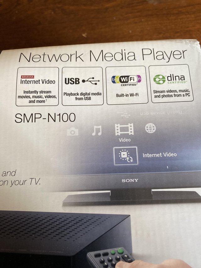 Preview of the first image of Sony Network Media Player.