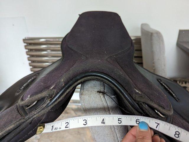 Preview of the first image of Maxam black pony saddle 14 inch seat.