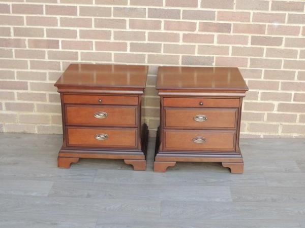 Image 3 of Pair of Stag Bedside Tables (UK Delivery)