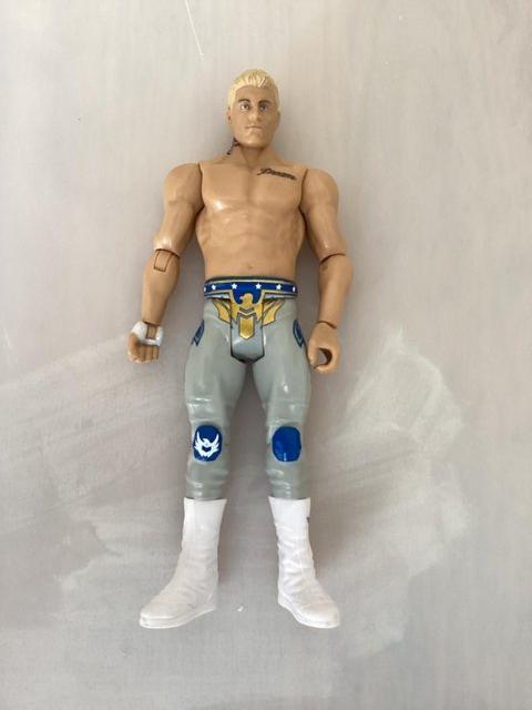 Preview of the first image of Cody Rhodes Basic 135 mattel wwe figure.
