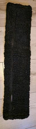 Image 1 of Black shires sheepskin girth sleeve