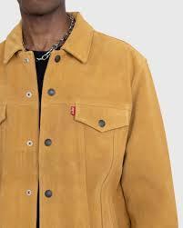 Preview of the first image of LEVIS SUEDE TRUCKER JACKET MINT WITH TAGS.