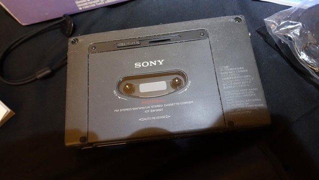 Image 4 of Sony ICF-SW1000T Radio/Cassette