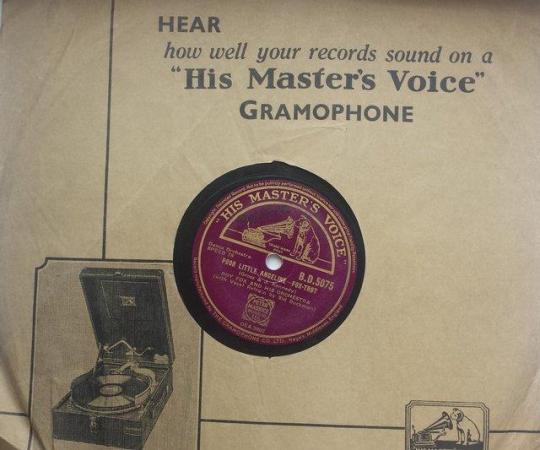Image 1 of HMV 78 record