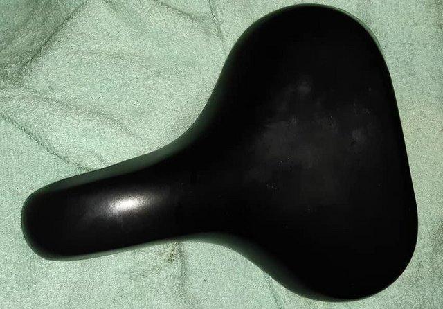 Preview of the first image of Big bum bike seat saddle padded gel comfort.