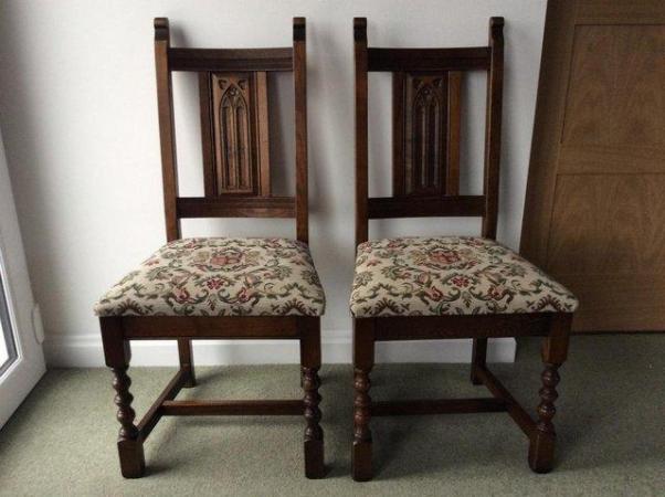 Image 3 of Old Charm Warwick Dining Chairs.