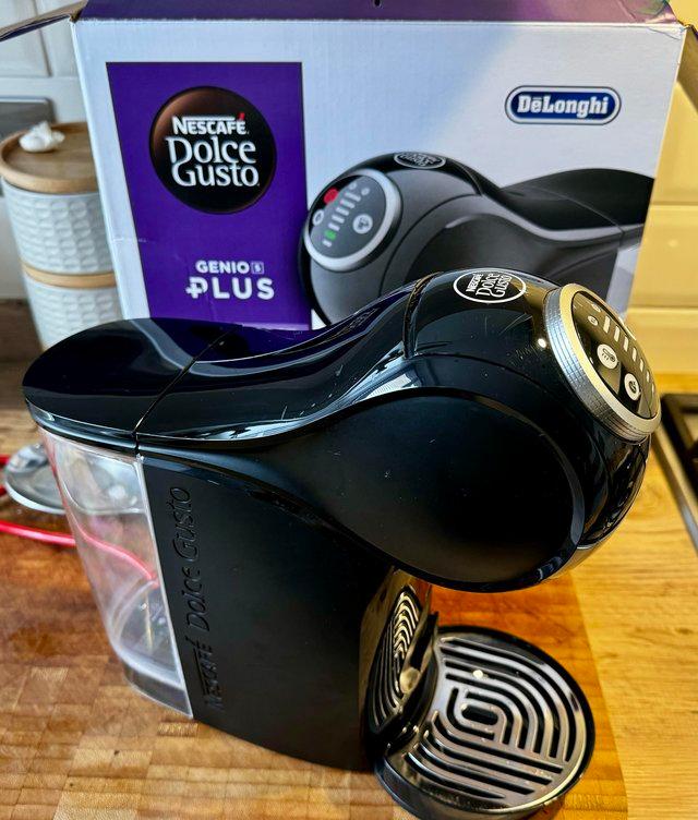 Preview of the first image of Dolce Gusto coffee machine boxed in excellent condition.