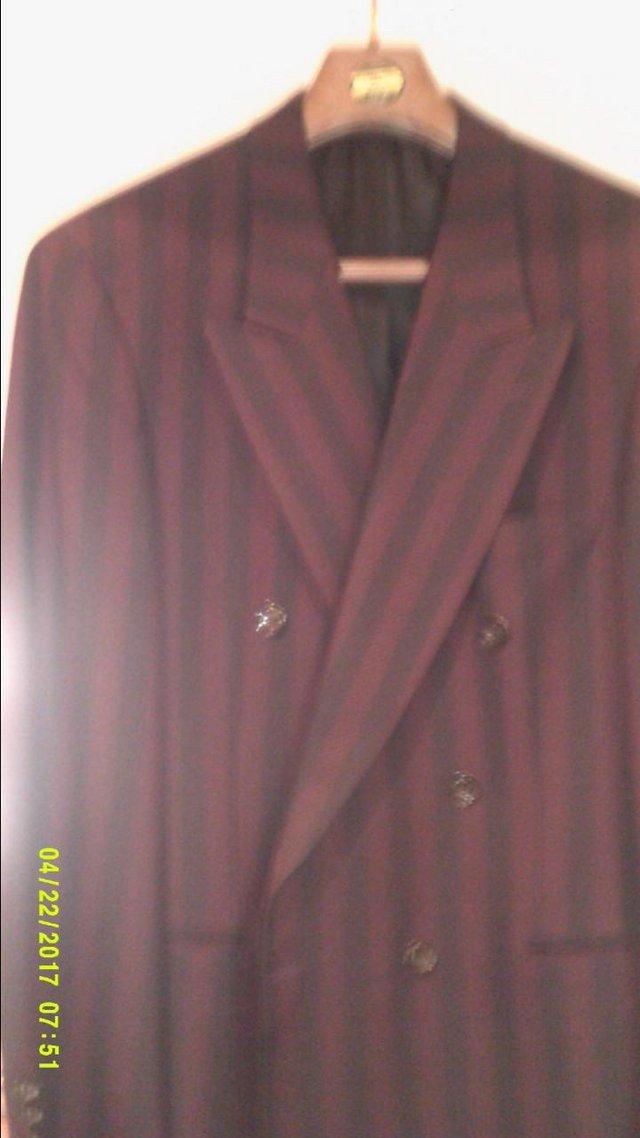 Preview of the first image of STRIPE JACKET  by Desch of Germany. Size 44 inch..