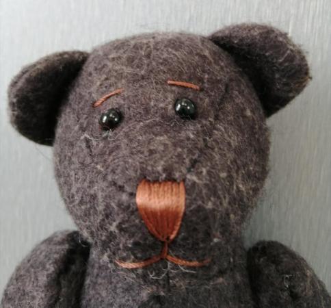 Image 4 of A Dark Grey Boyds Collector Bear.The Archives Series.