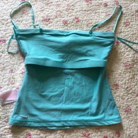 Image 6 of Pale Jade NIKE FIT DRY Multi-Way Sports Top, L, sz 14-16