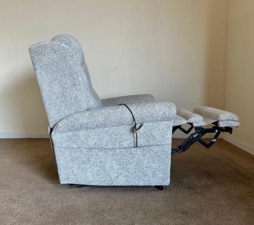 Image 22 of PRIDE ELECTRIC RISER RECLINER DUAL MOTOR GREY CHAIR DELIVERY