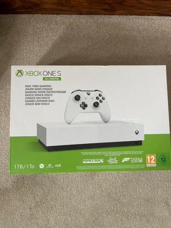 Image 1 of Xbox One S 1 TB All-Digital Edition Console (Disc-free Gamin