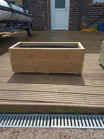 Image 2 of Decking Planters, Hand Made, Treated.