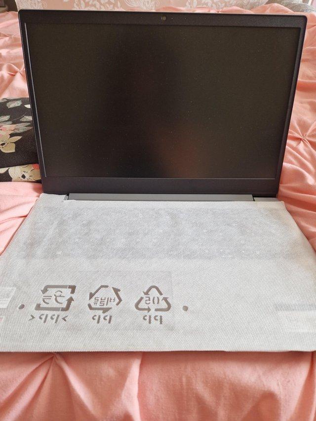 Preview of the first image of Lenovo laptop silver only used once.