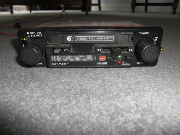 Image 3 of Sharp Vintage Car Radio/Cassette Player