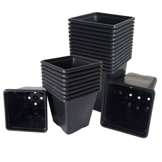 Preview of the first image of Plant Pots 7cm Square Thermoformed PACK 22 NEW.