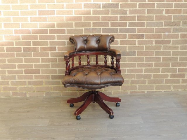 Preview of the first image of Chesterfield Luxury Captains Chair (UK Delivery).