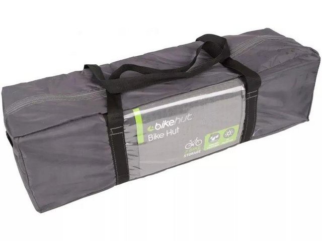 Preview of the first image of Used twice 3 bike storage tent with bag.