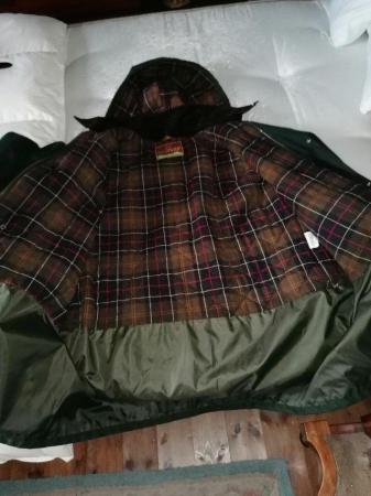 Image 3 of MENS GREEN WAX COTTON JACKET UNWANTED GIFT