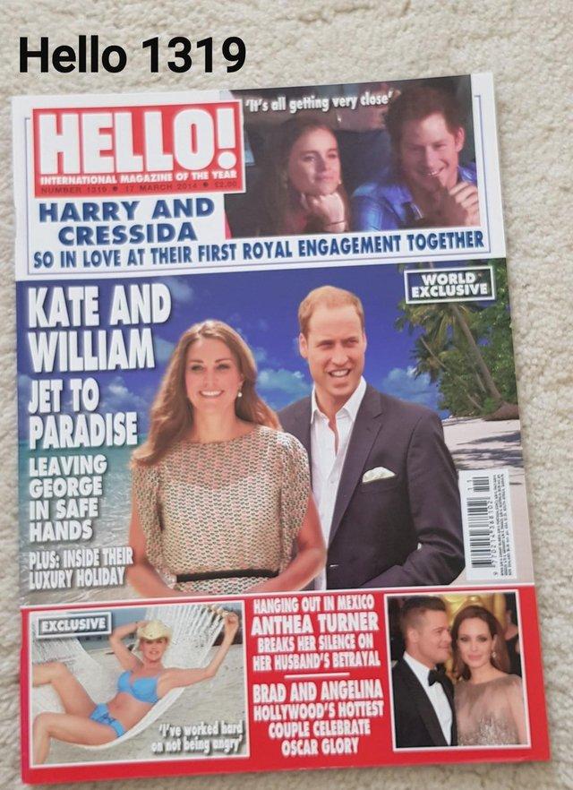 Preview of the first image of Hello Magazine 1319 - Exclusive - Kate & Wills in Maldives.