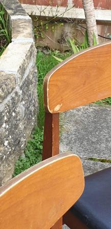 Image 6 of Retro Mid Century Danish dining Chairs x 4